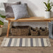 Gray Combo Stripe Hand-Loomed Rug 2X3 Ft