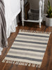 Gray Combo Stripe Hand-Loomed Rug 2X3 Ft