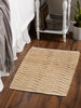 Off White With Natural Jute Chevron Hand-Loomed Rug 2X3 Ft