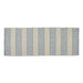 Stonewash Blue Variegated Stripe Recycled Yarn Floor Runner 2Ft 3In X 6Ft