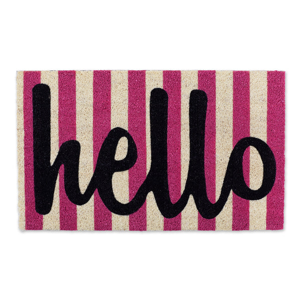 Hello Stripes Doormat