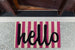 Hello Stripes Doormat