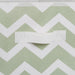 Nonwoven Polyester Cube Chevron Mint Square 11 x 11 x 11 Set of 2