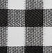 Black & White Buffalo Check Outdoor Rug 5X8 Ft