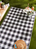 Black & White Buffalo Check Outdoor Rug 5X8 Ft