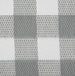 Gray & White Buffalo Check Outdoor Rug 4X6 Ft