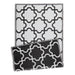 Black Lattice Outdoor Floor Runner 3X6 Ft