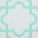 Aqua Lattice Outdoor Floor Runner 3X6 Ft