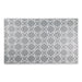 Gray Lattice Outdoor Rug 5X8 Ft