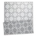 Gray Lattice Outdoor Rug 5X8 Ft