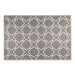 Stone & White Lattice Outdoor Rug 4X6 Ft