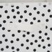 Nonwoven Polyester Cube Small Dots White/Black Square 11 x 11 x 11 Set of 2