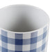 Blue & White Buffalo Check Ceramic Canister