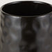 Black Matte Dimple Texture Ceramic Canister Set