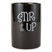 Black Stir It Up Ceramic Utensil Holder