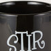 Black Stir It Up Ceramic Utensil Holder