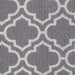 Gray Lattice Tufted Mat 17.75X29.5