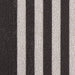 Black And White Stripe Tufted Mat 17.75X29.5