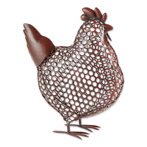 Chicken Wire Chicken Sculpture