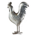 Galvanized Rooster Sculpture