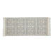 Natural And Gray Diamond Textured Hand-Loomed Runner 2Ft 3Inx6Ft