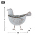 Bird Galvanized Wall Planter