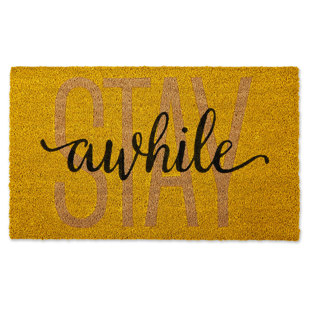 Stay Awhile Doormat