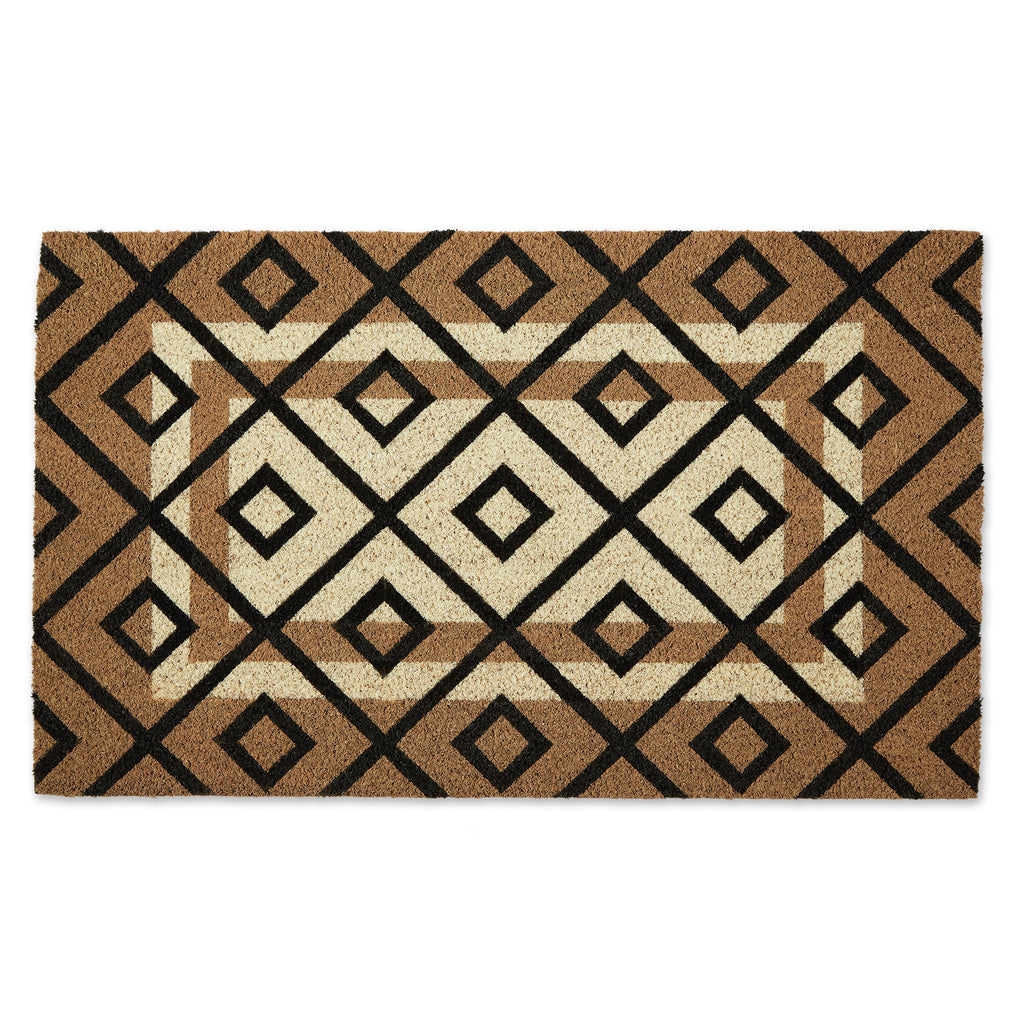 Two Tone Diamond Doormat