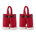 Santa Pants Bottle Tote Set of 2