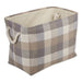 Tri Color Stone Rectangle Medium Polyester Bin