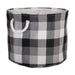 Polyester Bin Tri Color Black Round Large