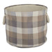 Tri Color Stone Round Medium Polyester Bin