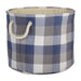 Tri Color French Blue Round Medium Polyester Bin