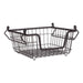 Metal Basket Black Square Small