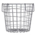 Metal Basket Cool Gray Round Small