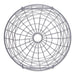 Metal Basket Cool Gray Round Small