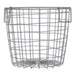 Metal Basket Cool Gray Round Medium