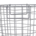 Metal Basket Cool Gray Round Medium