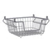 Metal Basket Cool Gray Square Small