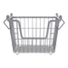 Metal Basket Cool Gray Square Medium