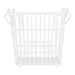 Metal Basket White Square Large