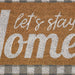 Let's Stay Home Doormat