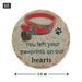 You Left Your Pawprints On Our Hearts - Pet Memorial Stepping Stone