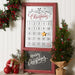 Chalkboard And Galvanized Days Til Christmas Calendar