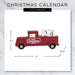 Christmas Tree Truck Tabletop Block Calendar