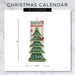 Countdown To Christmas Tree Calendar Wall Sign