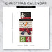 Square Snowman Tabletop Block Advent