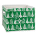 Triple Christmas Tree Print Ornament Storage Large