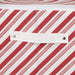 Holiday Candy Stripe Print Ornament Storage Large