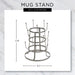 Gray Matte Vintage Mug Stand